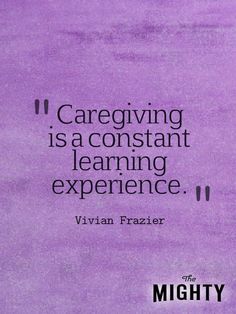 Purple Caregiving quote
